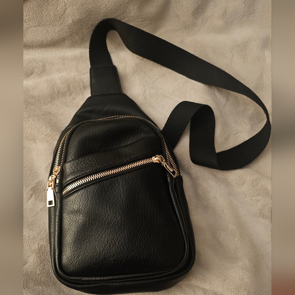 Black Sling Backpack